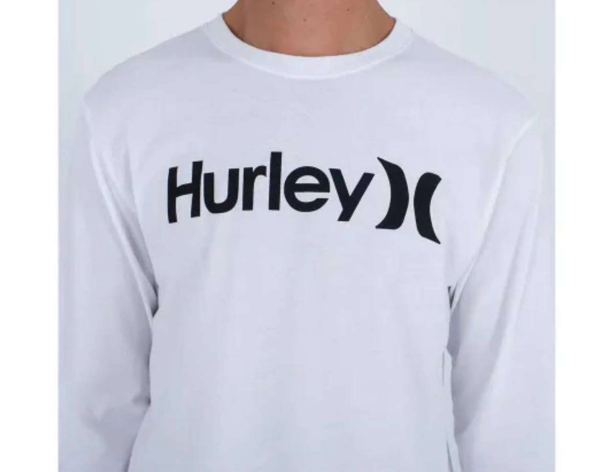 Hurley Mens OAO Long Sleeve Tee - White