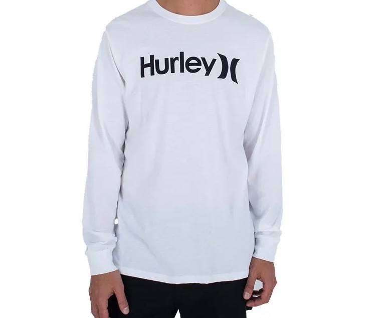 Hurley Mens OAO Long Sleeve Tee - White