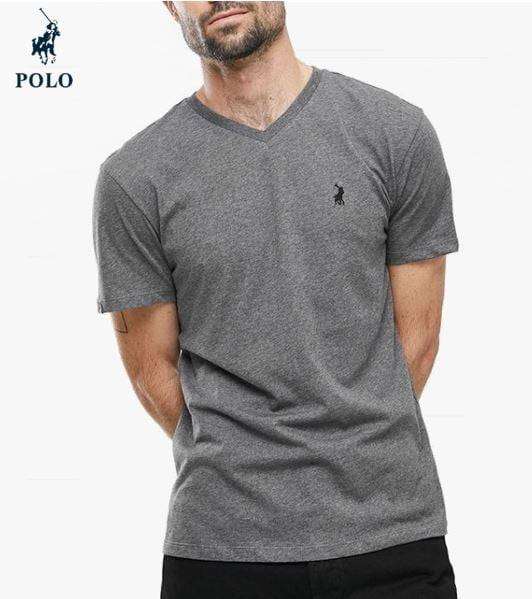 Mens Polo V-Neck T-Shirt