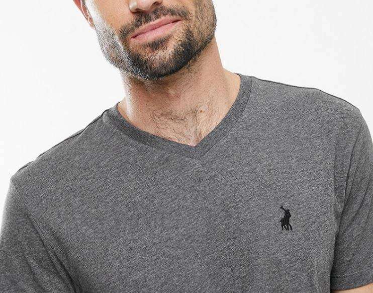 Mens Polo V-Neck T-Shirt