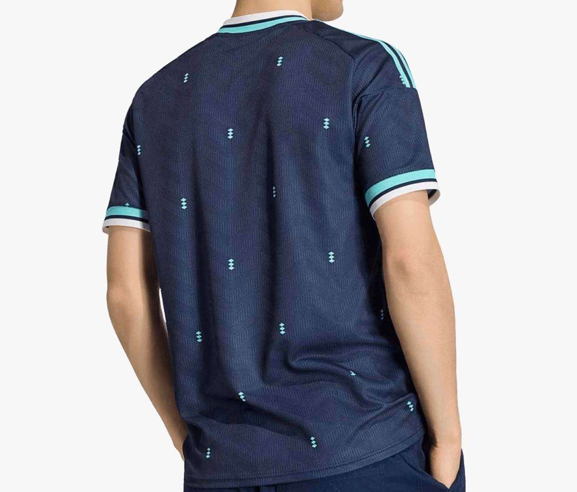 Adidas Mens Germany Away World Cup 26 Black/Blue Stadium Jersey