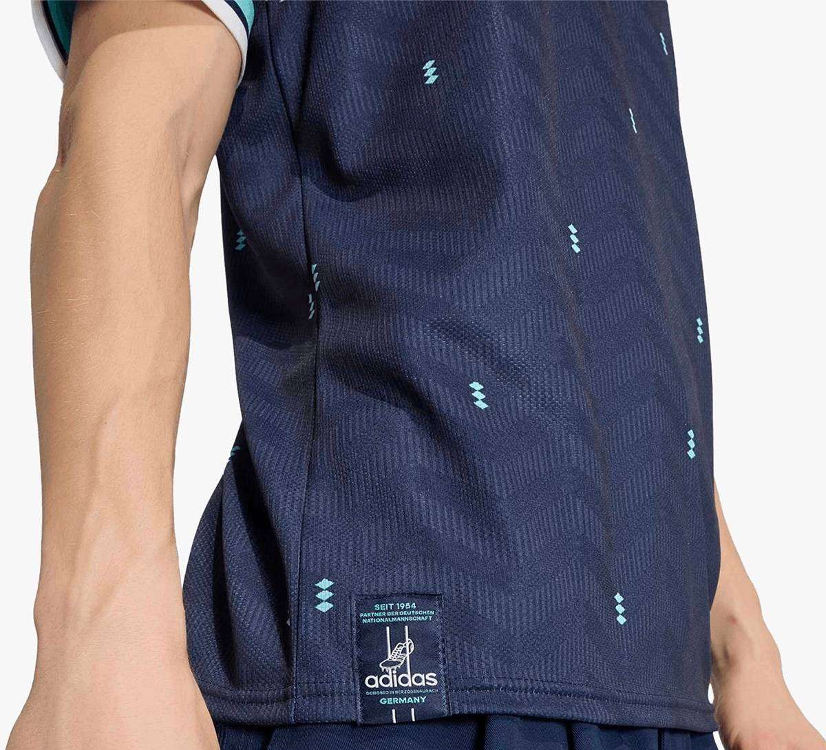 Adidas Mens Germany Away World Cup 26 Black/Blue Stadium Jersey