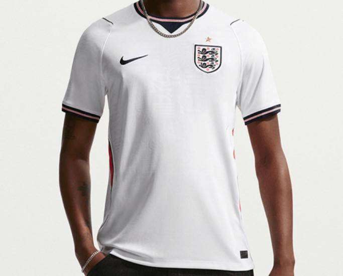 Nike Mens England home World Cup 2026 jersey