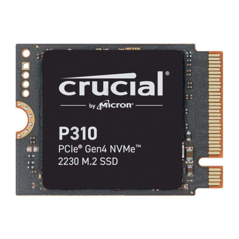 Crucial P310 1TB Gen4 X 4 M.2 2230 NVMe 3D NAND SSD