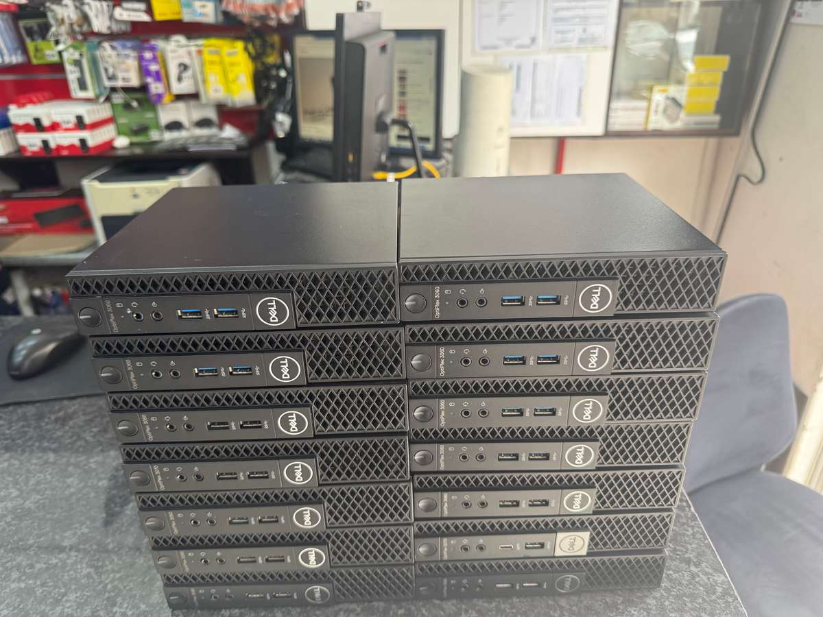 Dell Optiplex 3060 Tiny Core i5 - 8 Gen Mini Desktops 256 Ssd  8 Gb Ram DDR 4