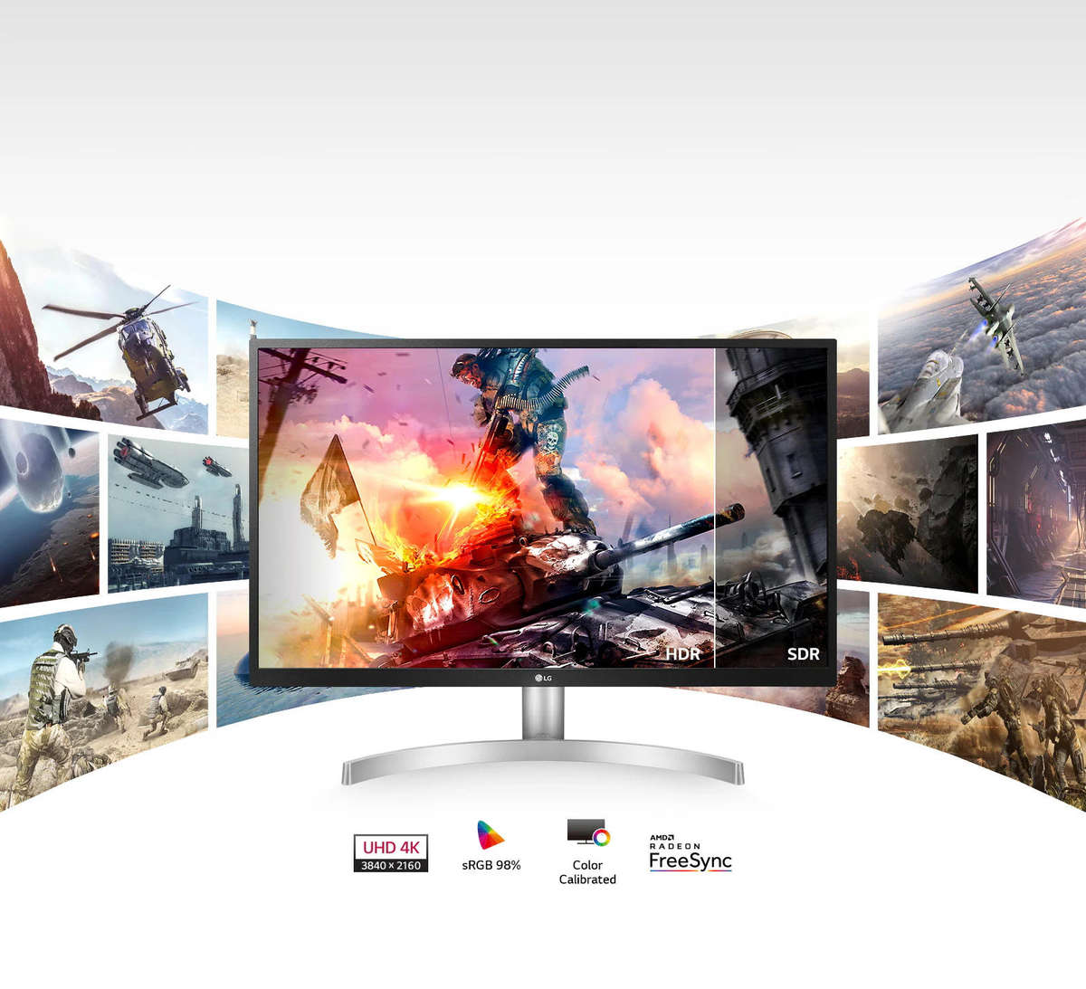 LG 27 inch UHD IPS Panel Video Editing Monitor (Ultrafine 27" 4K (UHD) IPS Monitor - 27UL500)
