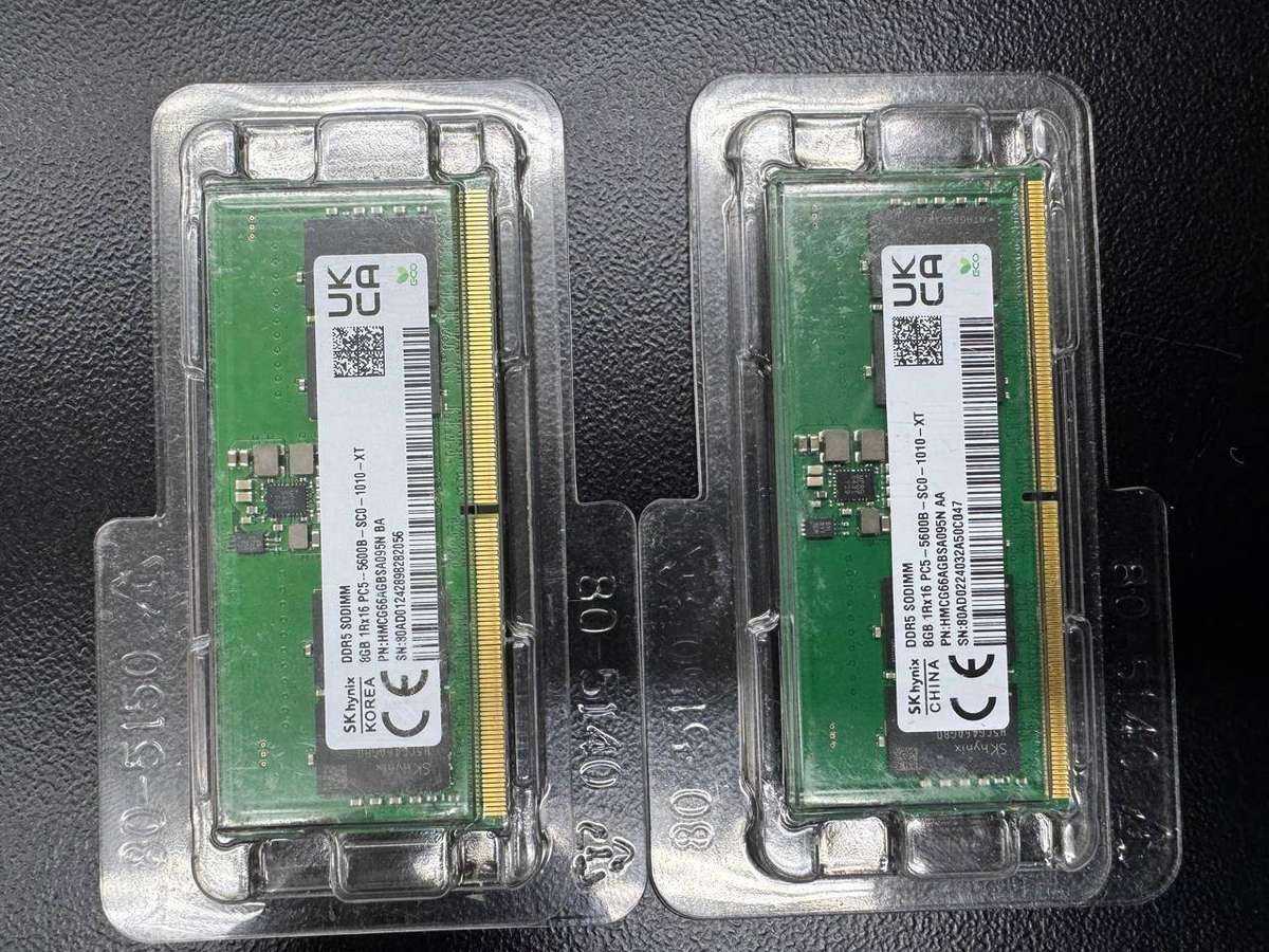 SKhynix Sodimm DDR5 8 GB (Dual Channel) Laptop Ram