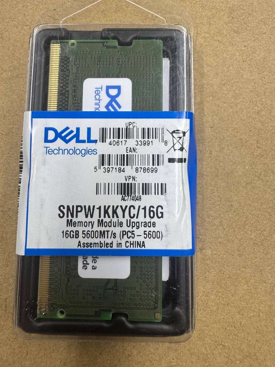Dell 16GB 5600MHz DDR5 SO-DIMM Laptop Memory Module