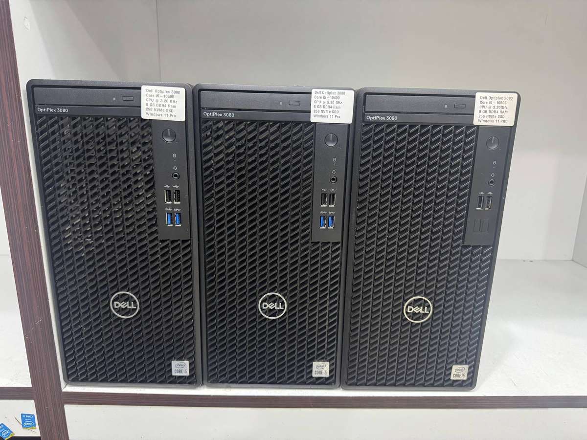 Dell OptiPlex 3080 Core i5-10505 8GB RAM256ssd Windows 11 Pro MT