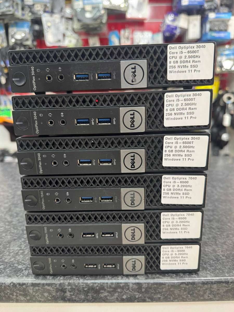 Dell OptiPlex 3040 MFF Desktop PC  Intel i5-6500T 6th Gen, 8GB DDR3 RAM, 256GB SSD, Windows 11 Pro