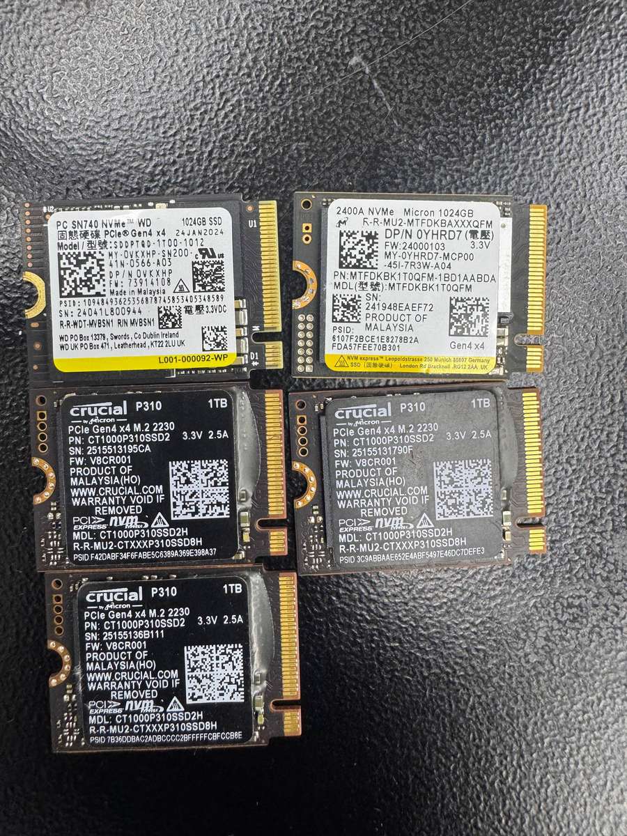 Western Digital WD SN740 1TB SSD M.2 2230 Gen4 PCIe 4.0 NVMe