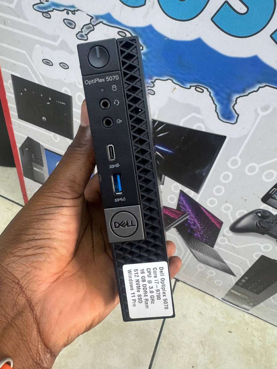 Dell OptiPlex 5070 I7-9700 16 GB Ram 512 NVMe SSD Drive Tiny Desktop - Pre Owned