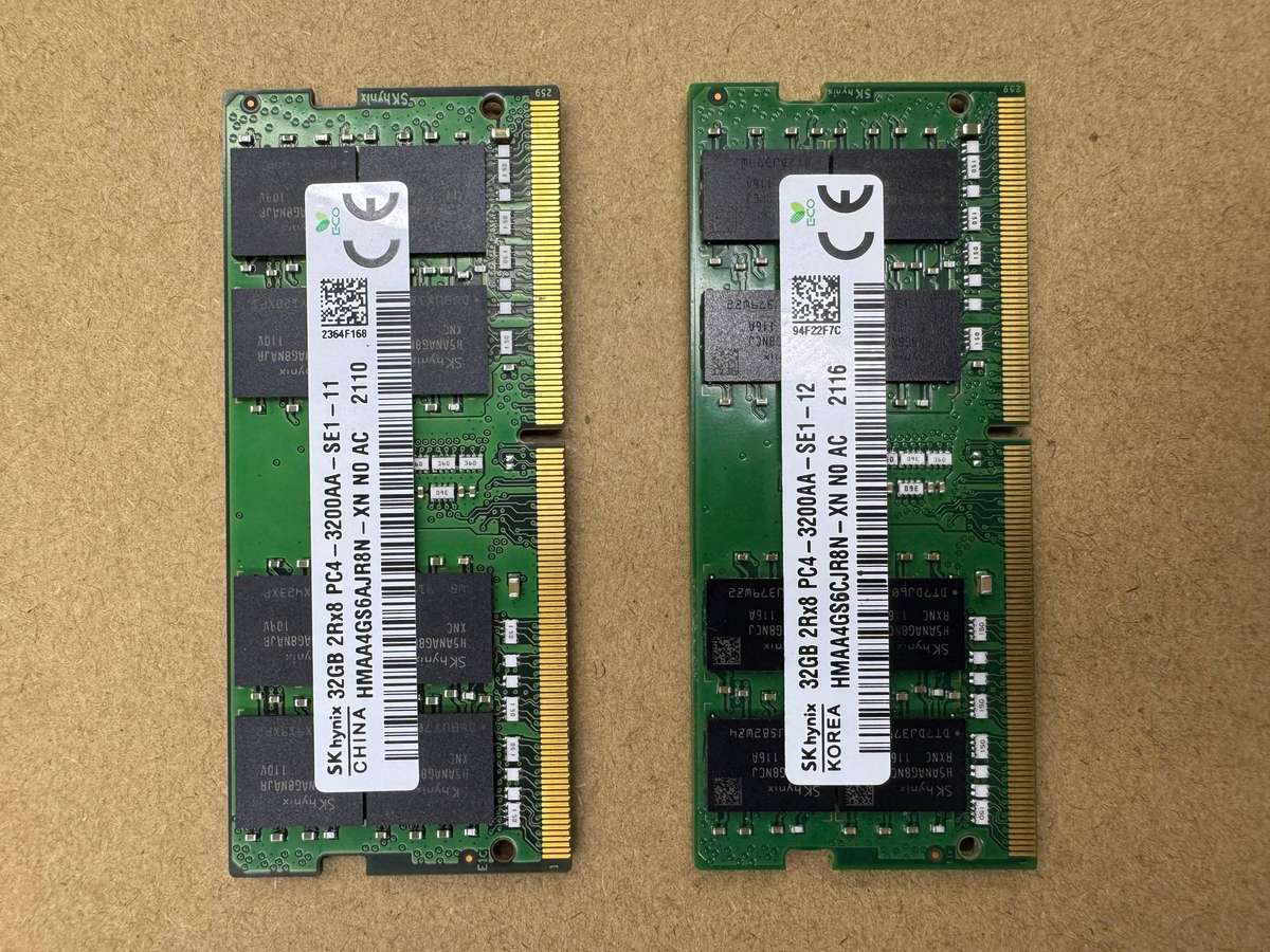 SK Hynix 32GB DDR4 3200 SODIMM LAPTOP