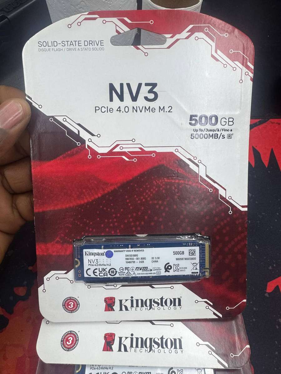 Kingston NV3 500GB M.2 2280 PCIe 4.0 NVMe SSD