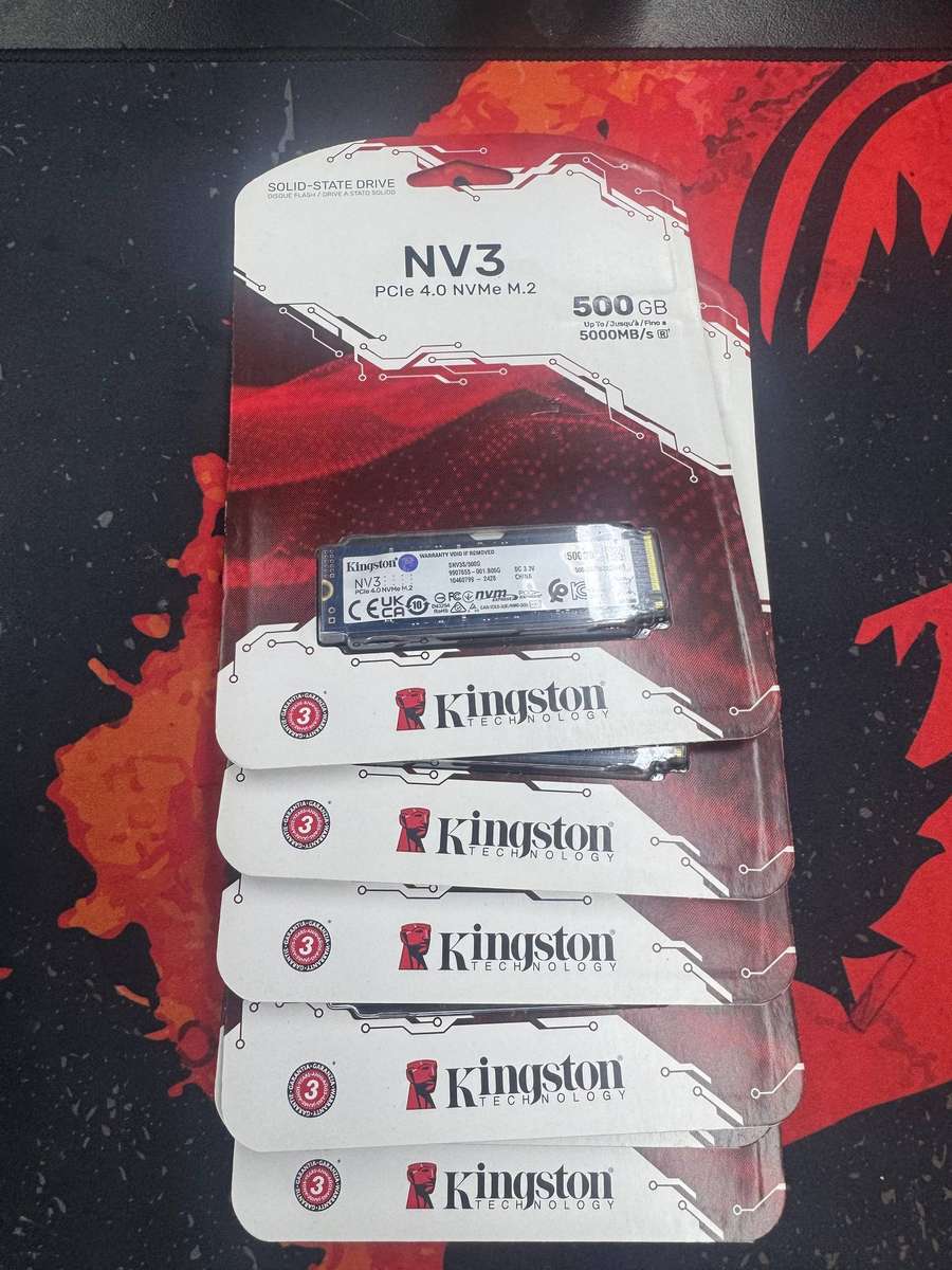Kingston NV3 500GB M.2 2280 PCIe 4.0 NVMe SSD