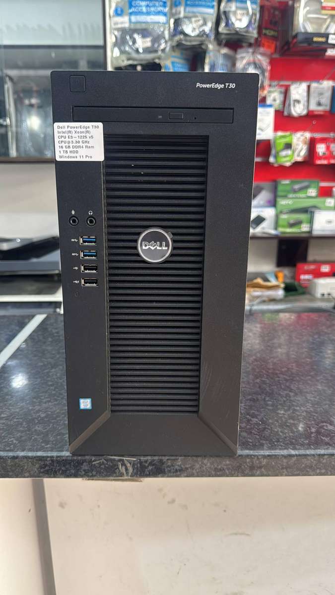 DELL POWEREDGE T30 | INTEL XEON E3-1225v5 | 16 GB DDR4 RAM | 1 TB HDD