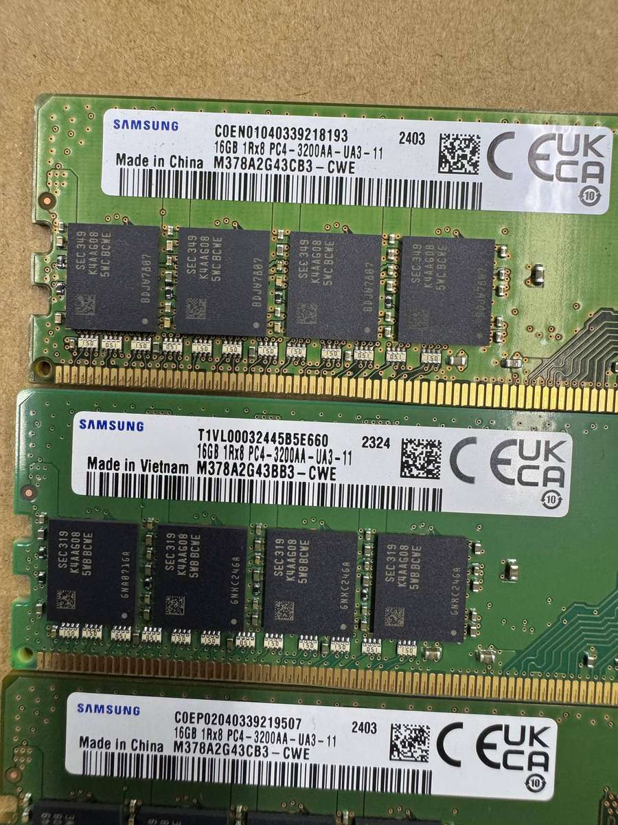Samsung 16GB DDR4 3200MHz 1Rx8 Desktop RAM
