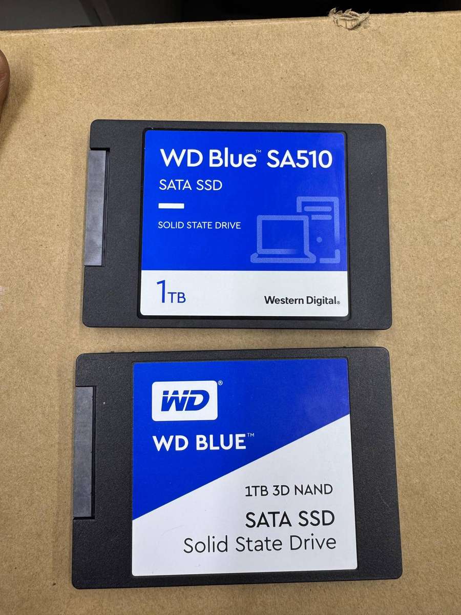 Western Digital 1TB WD Blue 3D NAND Internal PC SSD - SATA III 6 Gb/s, 2.5