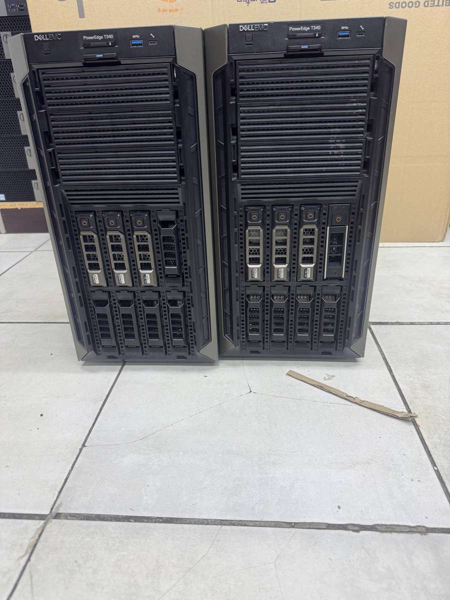 Dell PowerEdge T340 Xeon E-2246G 3.6GHz 64 GB DDR4 Memory, 2 x 1 TB SSD, 1TB HDD SERVER TOWER