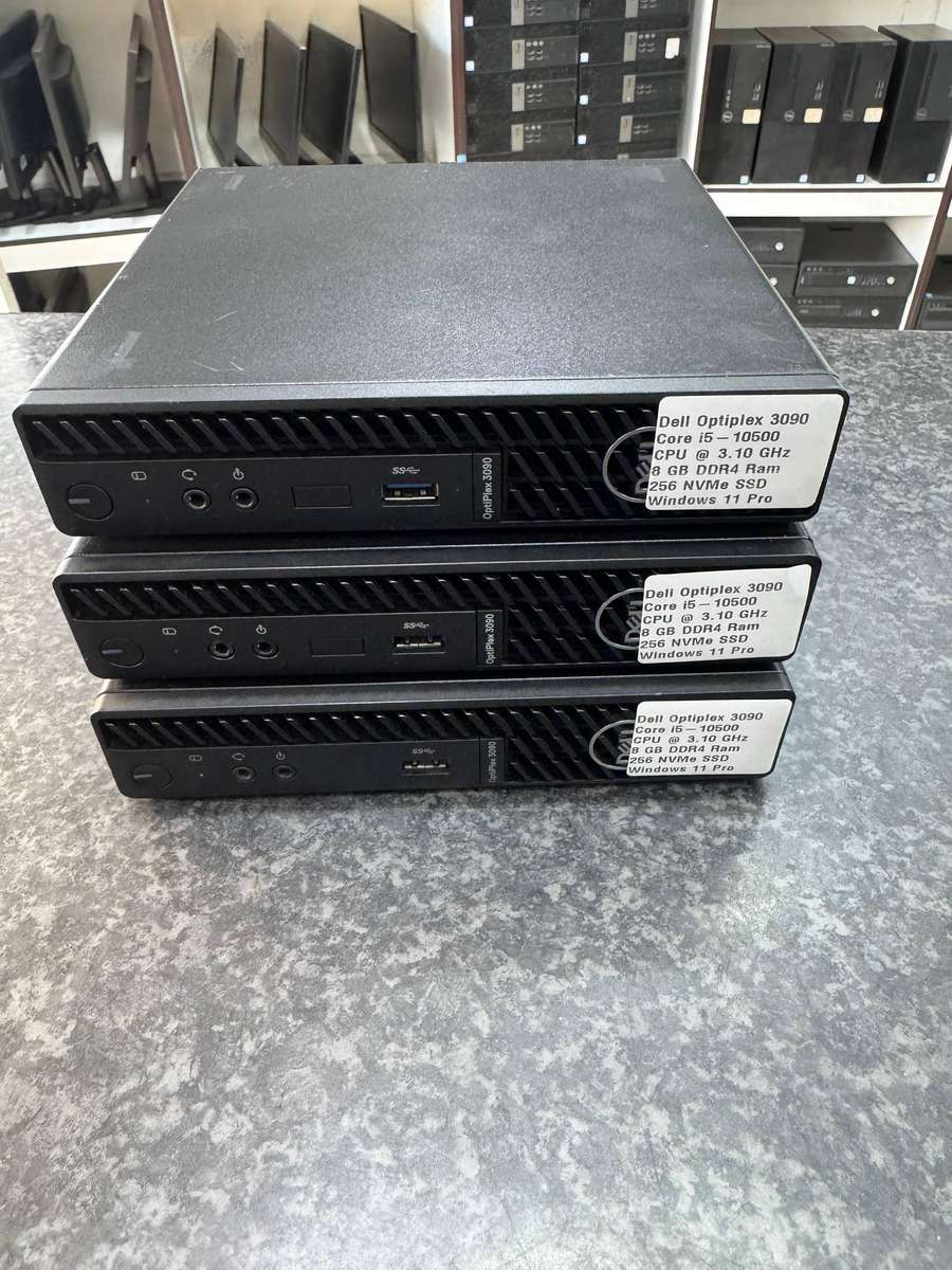 Dell OptiPlex 3090 Micro Mini PC  Intel Core i5-10500T, 8GB RAM, 256GB SSD - Refurbished