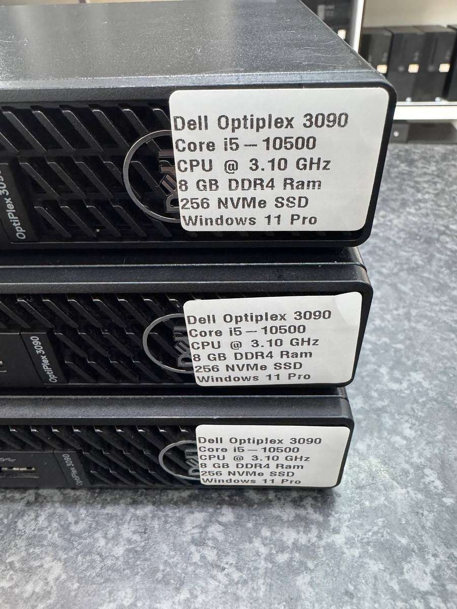Dell OptiPlex 3090 Micro Mini PC  Intel Core i5-10500T, 8GB RAM, 256GB SSD - Refurbished