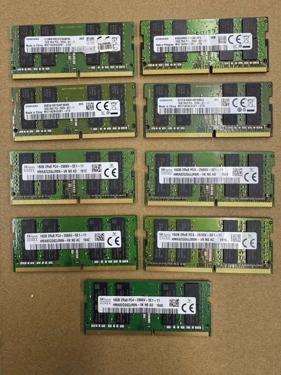 Fast 16GB DDR4 2666 MHz PC4-SODIMM Laptop Memory RAM