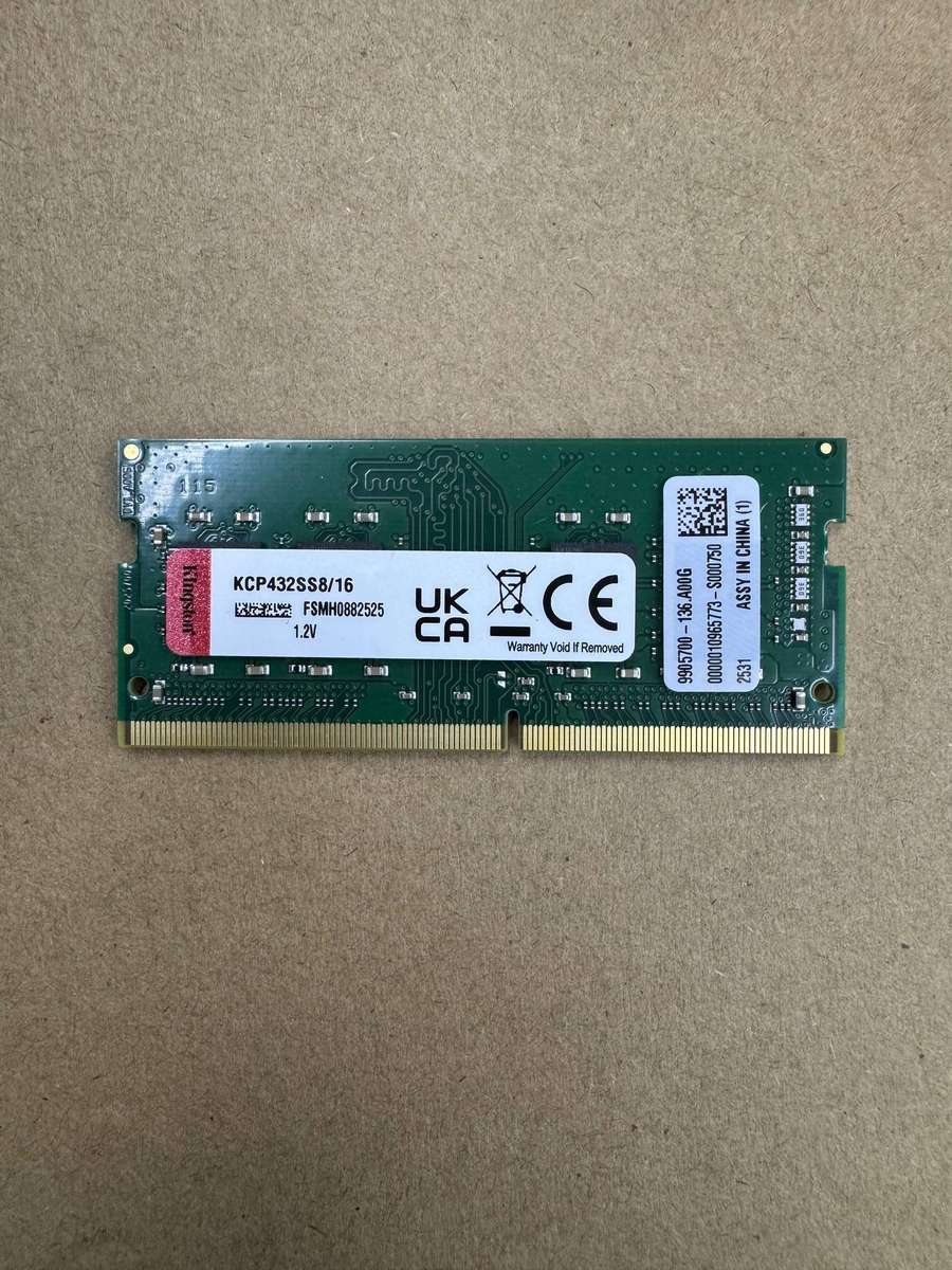 Kingston KCP432SS8/16 Memory Module 16GB 1 x 16GB DDR4 3200MHz