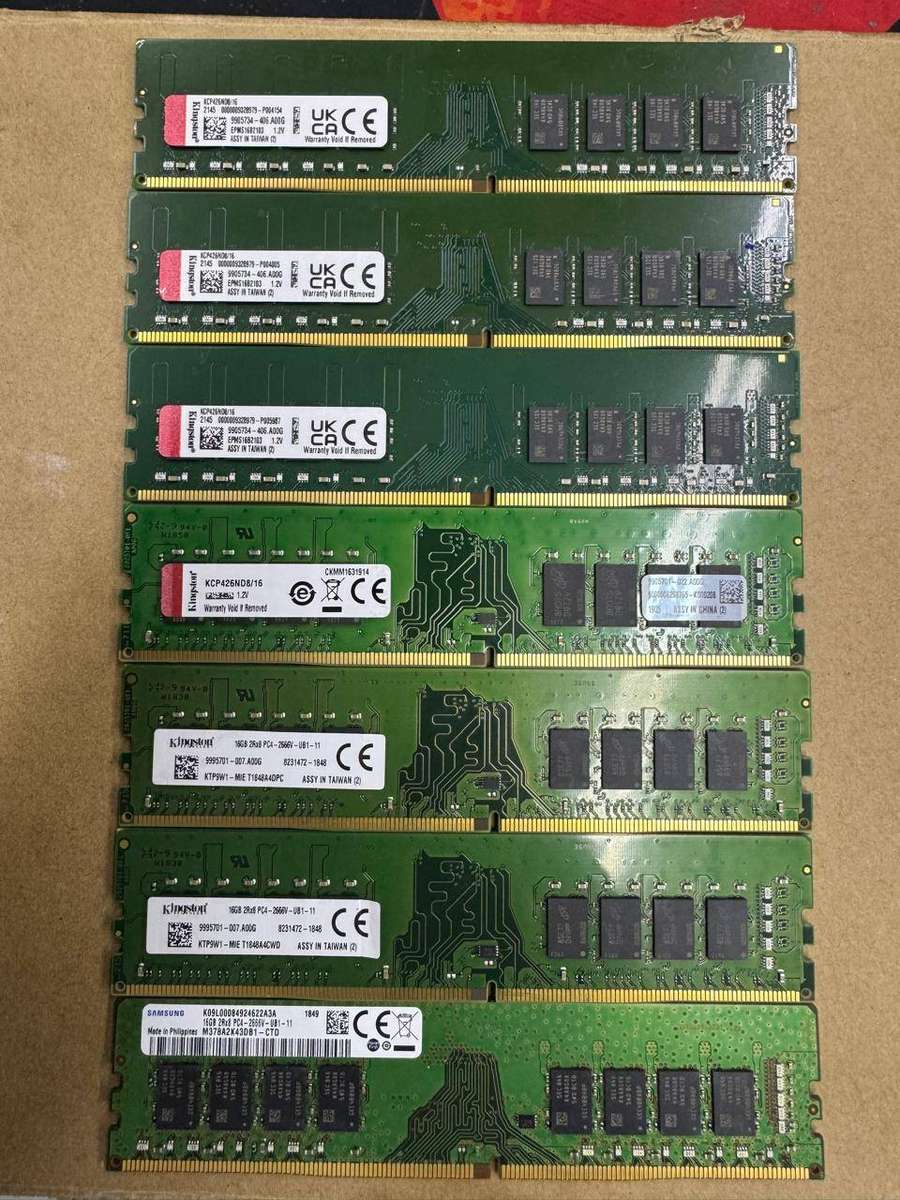 Kingston 16GB DDR4 2666Mhz Desktop Memory