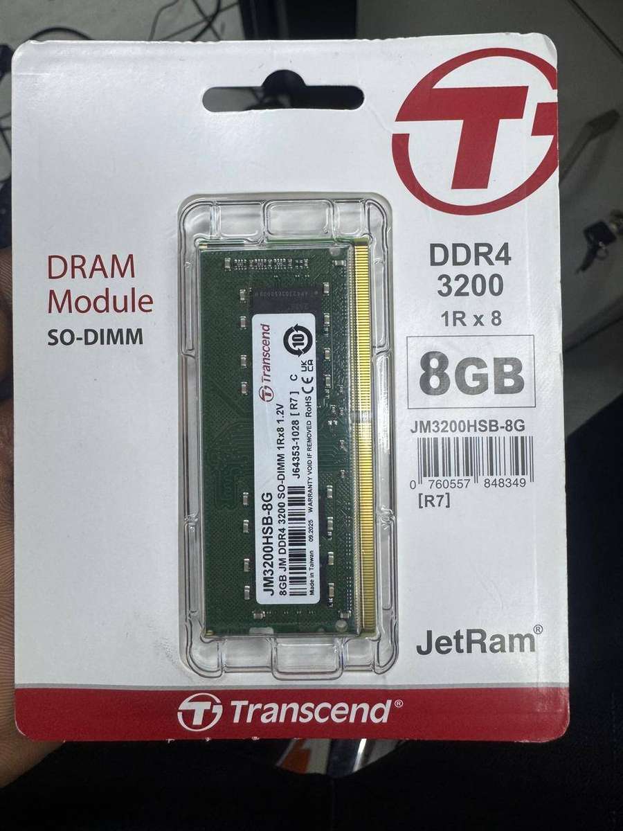 Transcend 8GB DDR4 3200MHz Notebook Memory Module JM3200HSB-8G