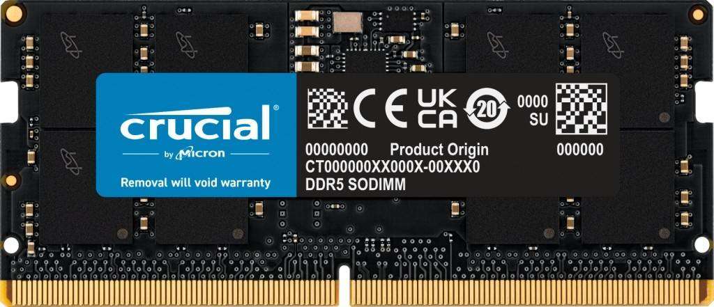 Crucial 16GB 5600MHz DDR5 SODIMM Laptop Memory