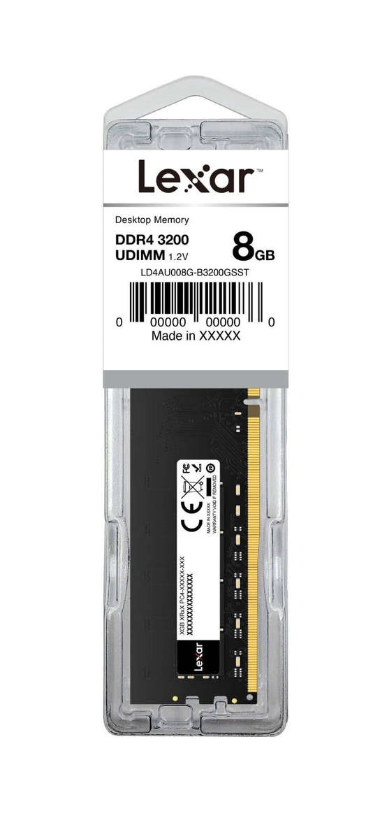 Lexar LD4AS008G-B3200GSST SO-DIMM Memory Module 8GB DDR4 3200MHz