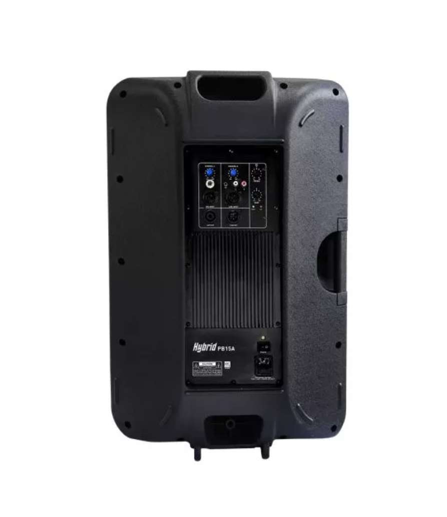 Hybrid PB15A + PB15N 15" Loudspeaker Combo  340W Passive / Active Powered Pair with Stands & Cable