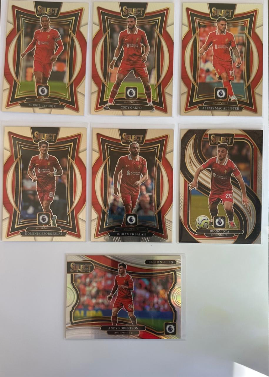 2024-2025 Panini Select Liverpool Bundle - Base, Mezzanine, Snapshots