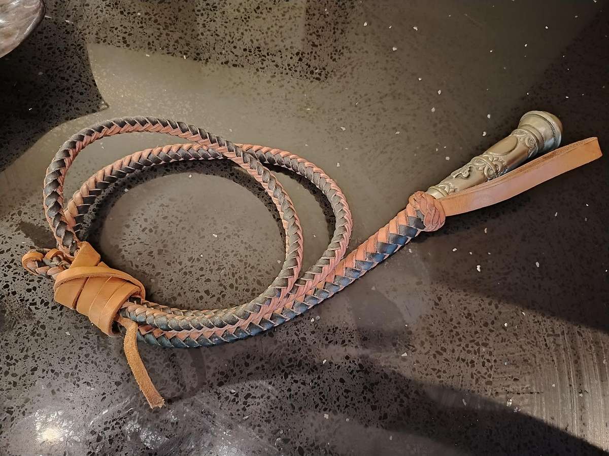 Whip with beautiful handle