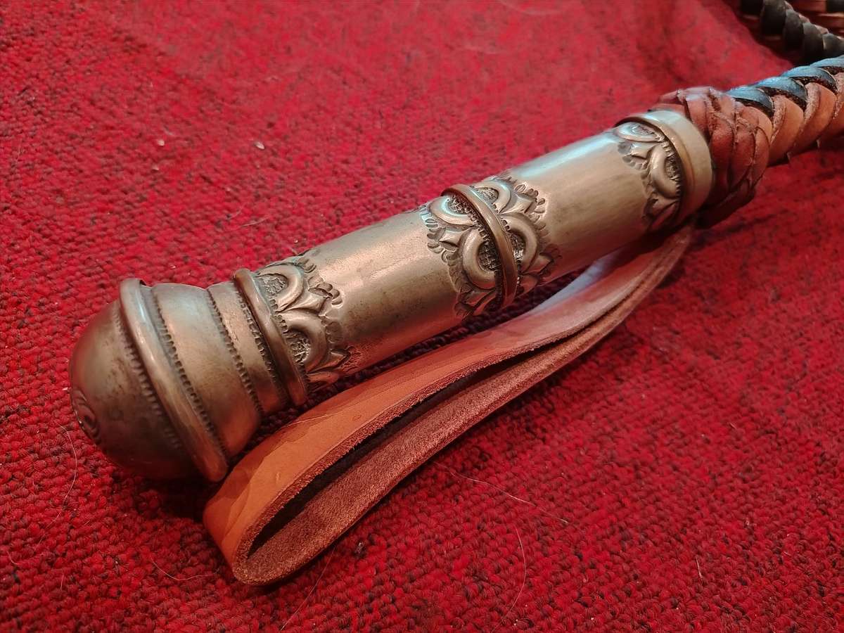 Whip with beautiful handle