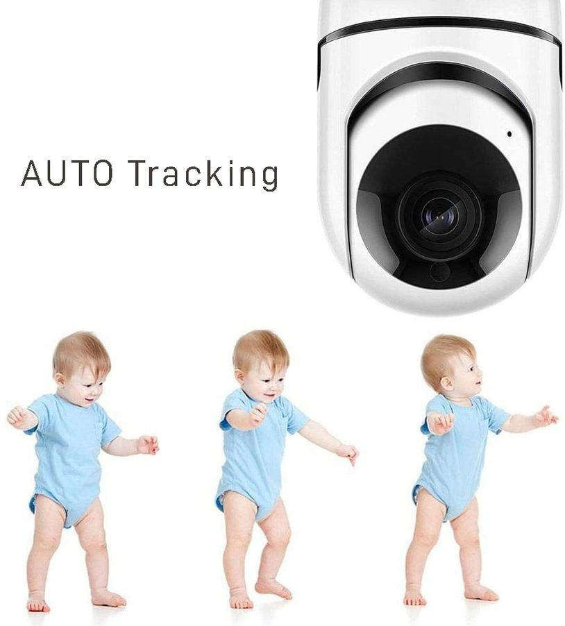 Wifi Nanny Camera IP Wireless Security Camera with HD Night Vision/Two-Way Audio/Motion Detection