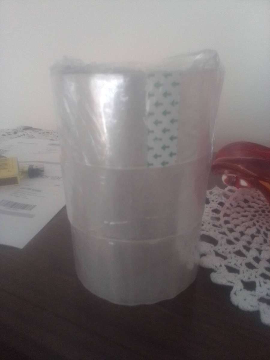 3 x rolls of 50m clear tape