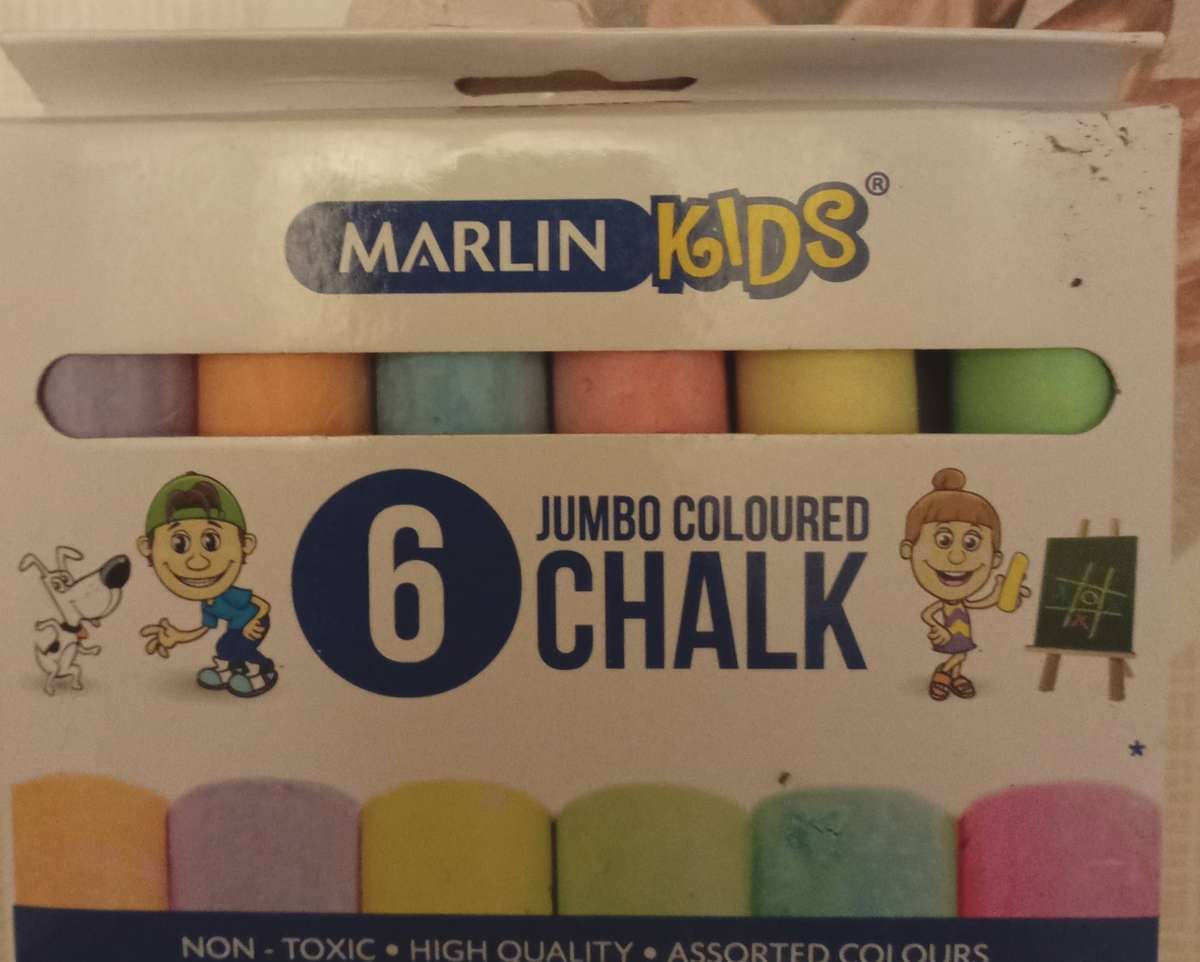 Marlin jumbo 6 color chalk