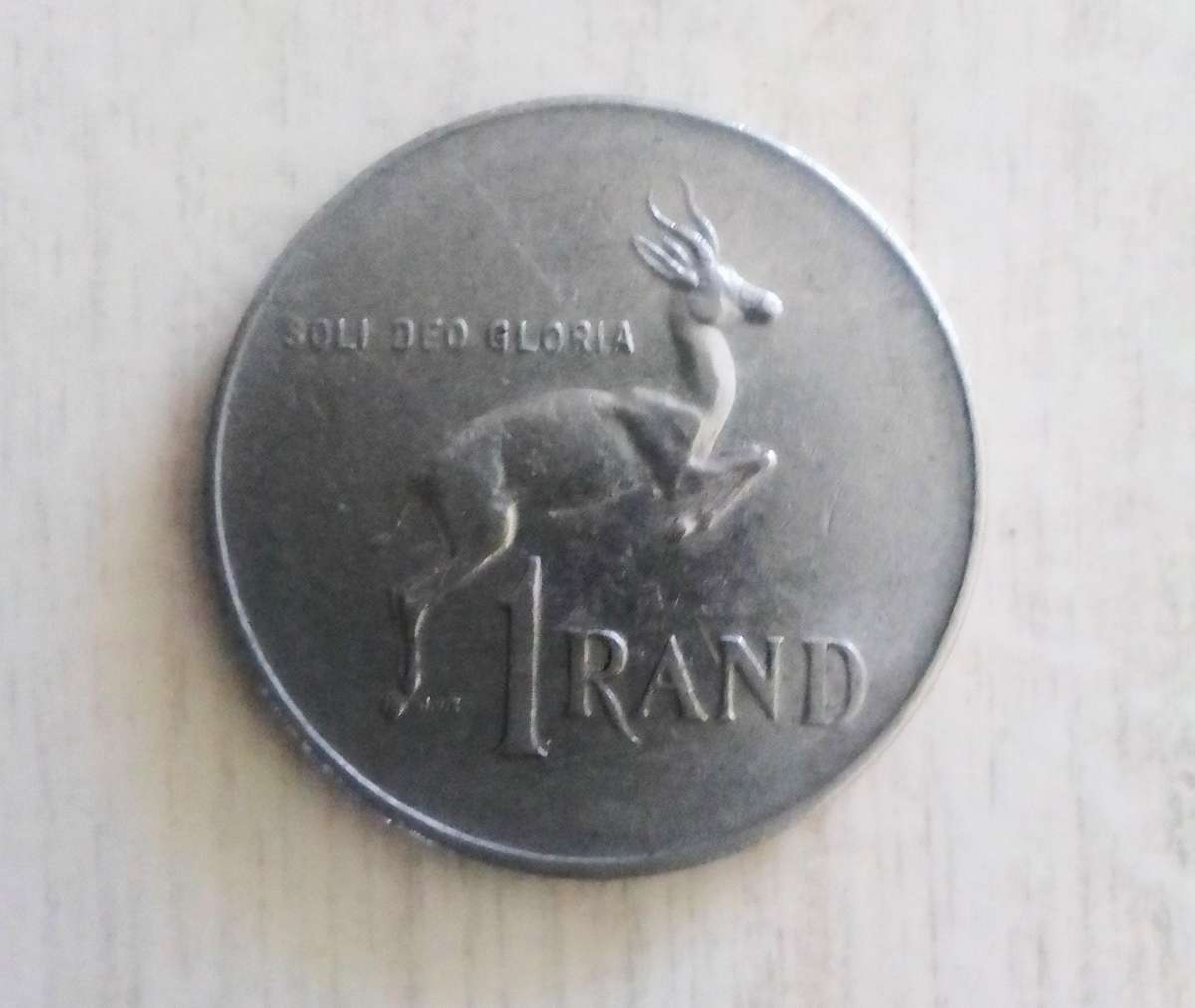 South African R1 coin 1977