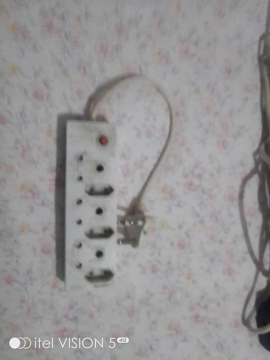 Extension cords and multiplug power plugs