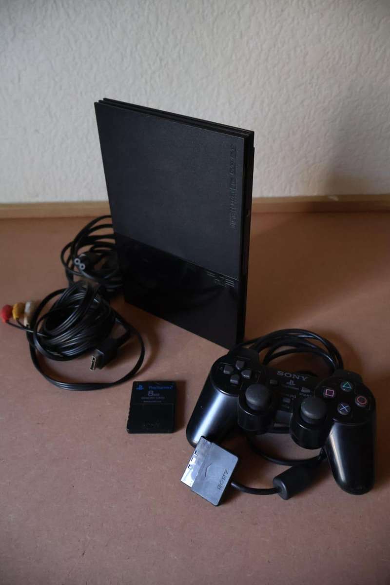 PlayStation 2 Slim Console | Used | Fully Working | Includes Original Controller, Memory Card