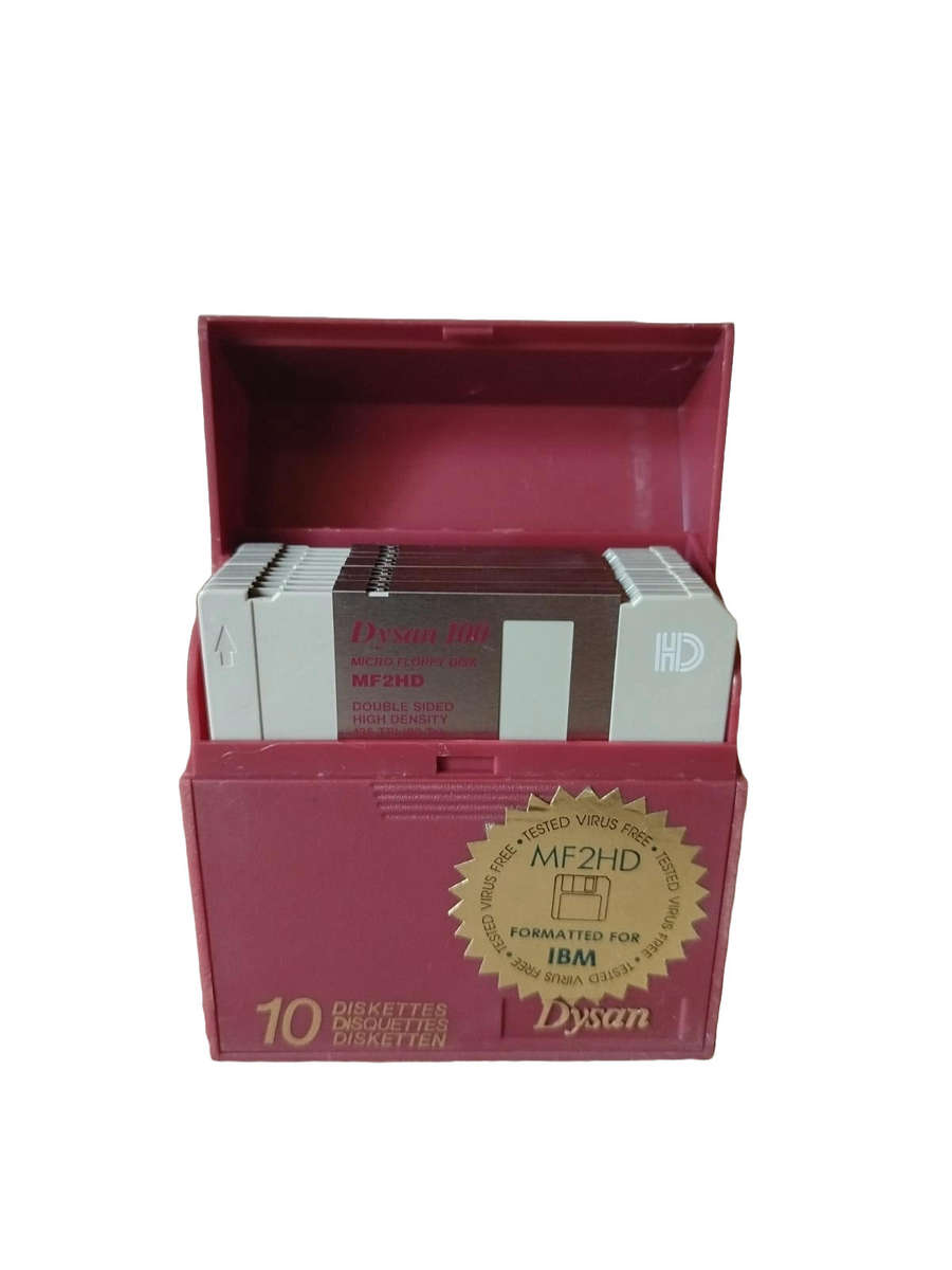 Dysan MF2HD 3.5" Floppy Disks  10-Pack