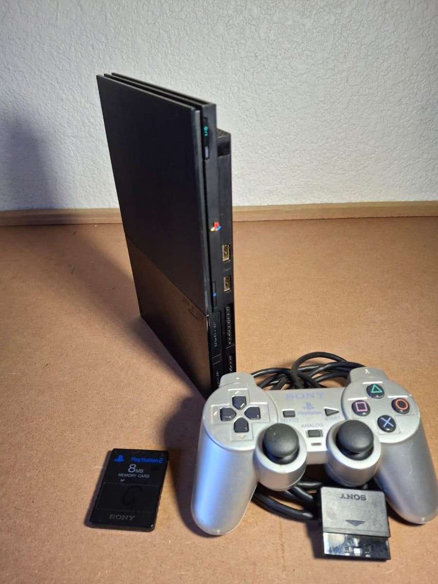 PlayStation 2 Slim Console | Includes Original Controller, Memory Card, All Cables