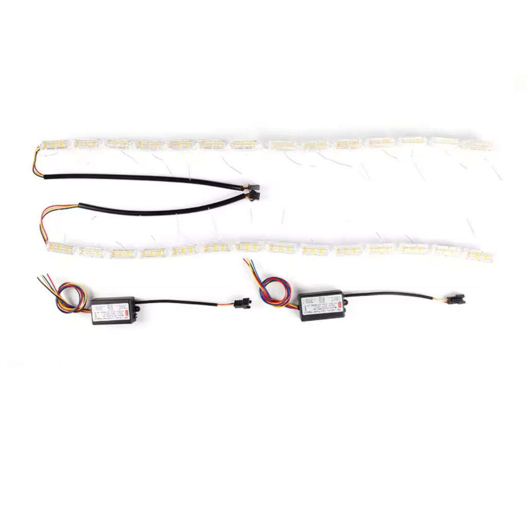 Daytime running lights- Crystal water lamp with telescopic steering