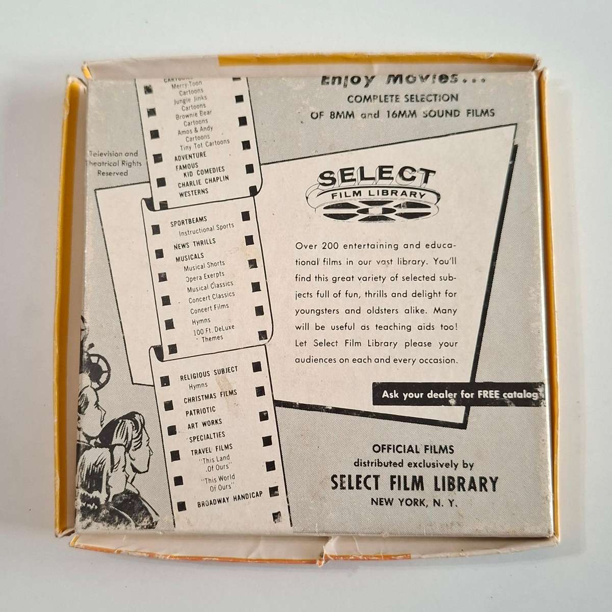 Walt Disney Dwarf's Dilemma 8mm Film Reel in Box