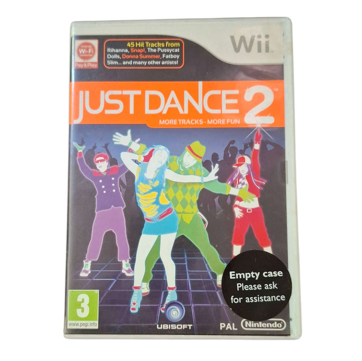 Nintendo WII Just Dance 2 Game