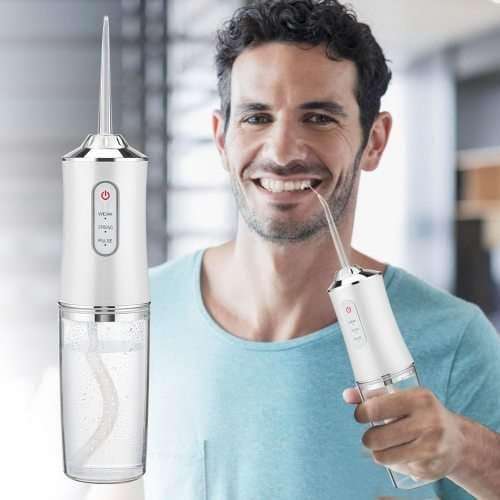 Portable Oral Irrigator for Teeth White, Mouth Washing Machine, Powerful Dental Water Jet Pick Floss