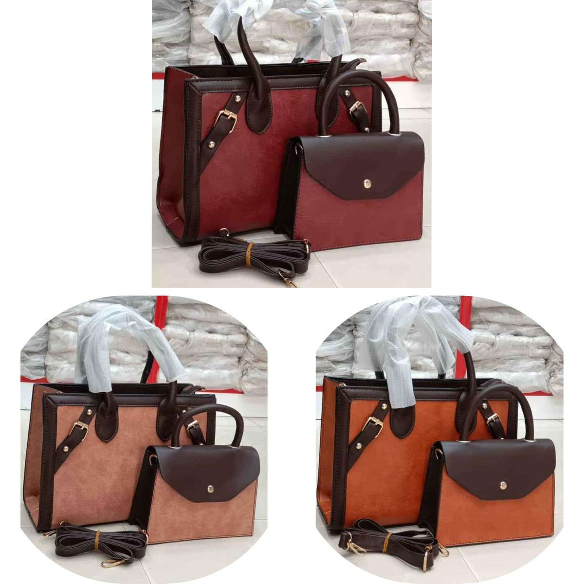 2 Piece Handbag Set  - 2 Bags in 1 Set Versatile and convenient for daily use or travel - Stylish