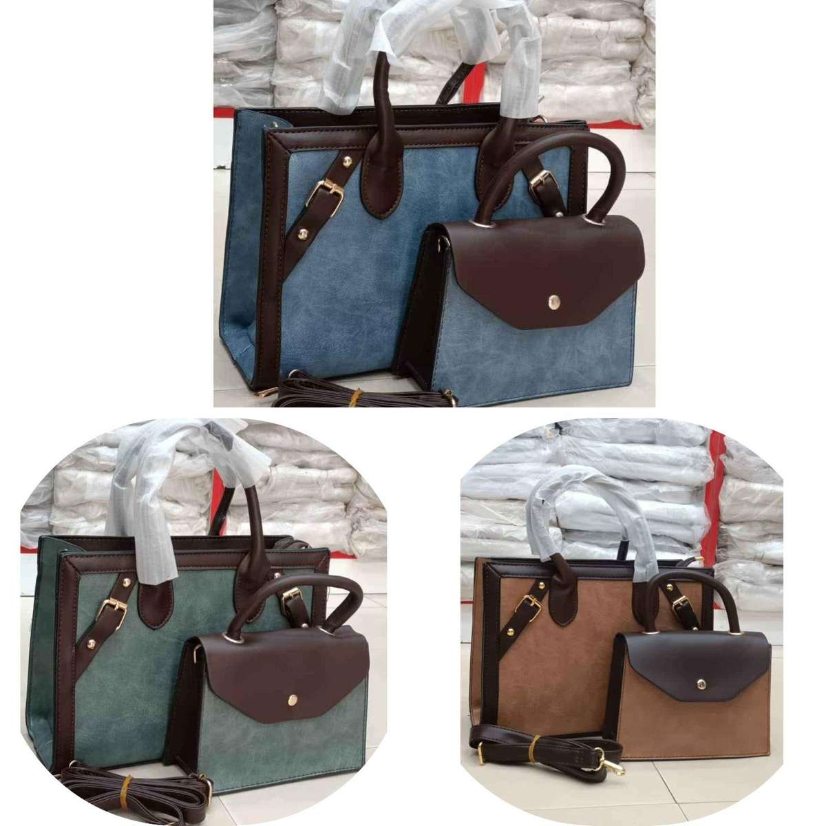 2 Piece Handbag Set  - 2 Bags in 1 Set Versatile and convenient for daily use or travel - Stylish