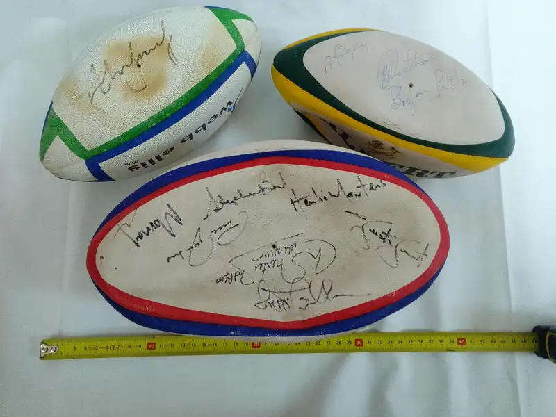 Springbok Rugby Legends - Signed Rugby Ball Collection